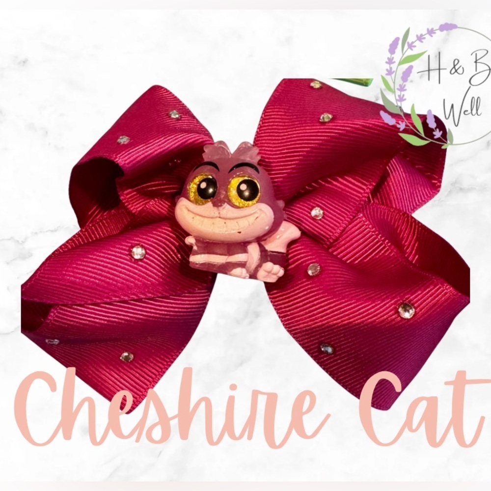 Custome | handmade | Cheshire Cat | Hair Bow for Kids